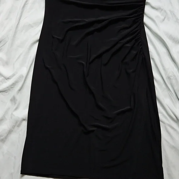 Lauren Ralph Lauren Fitted Black Dress, Size 10 - Picture 5 of 10